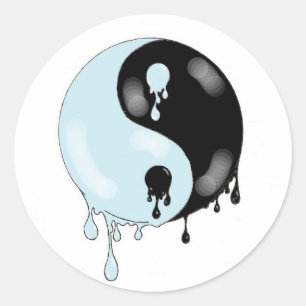 Sticker Rond couleur yinyan