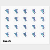 STICKER ROND COULEURS (Feuille)