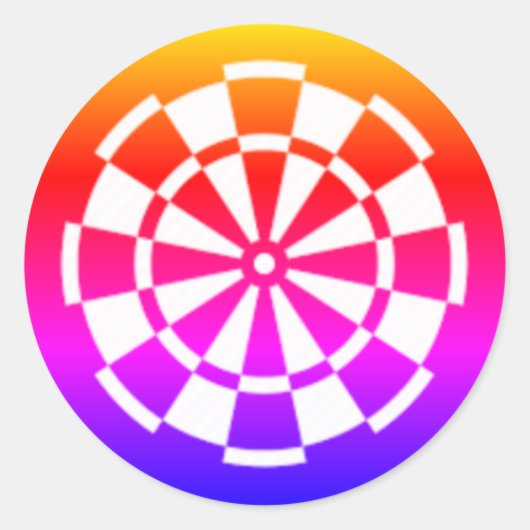 Sticker Rond Couleurs (Devant)