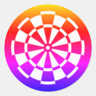 Sticker Rond Couleurs