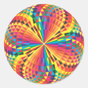 Sticker Rond Couleurs arabes