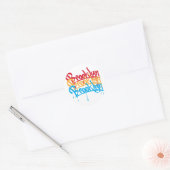 Sticker Rond Couleurs de Brooklyn (Enveloppe)