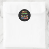 Sticker Rond Couleurs de Courage (Sac)