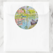 Sticker Rond Couleurs de Venise (Sac)