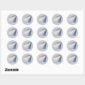 Sticker Rond Couleurs des pierres (Feuille)