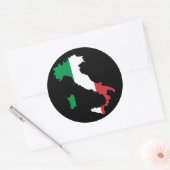Sticker Rond Couleurs italiennes au démarrage (Enveloppe)