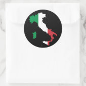 Sticker Rond Couleurs italiennes au démarrage (Sac)