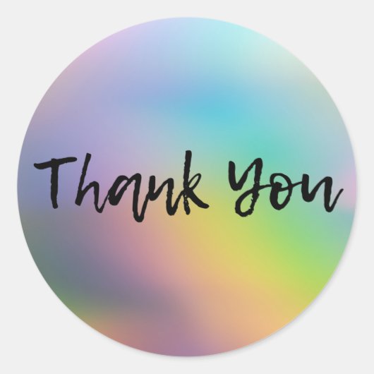 Sticker Rond Couleurs Merci PME (Devant)