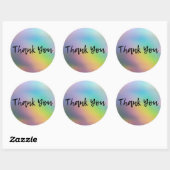 Sticker Rond Couleurs Merci PME (Feuille)