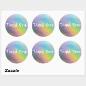 Sticker Rond Couleurs Petit Merci (Feuille)