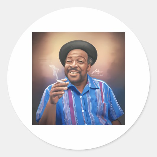 Sticker Rond Count Basie (Devant)