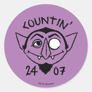 Sticker Rond Count von Count Patinage Logo - Countin' 24/7