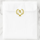 Sticker Rond Coupe-couronne-cyclage (Sac)