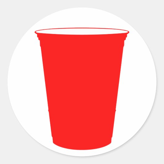 Sticker Rond coupe de fête (Devant)