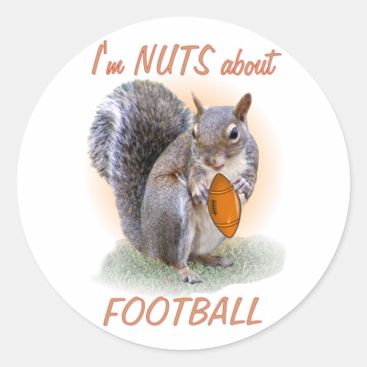 Sticker Rond Coupe de football (Devant)