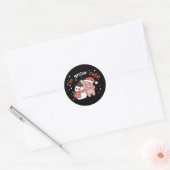 Sticker Rond Coupe de neige (Enveloppe)