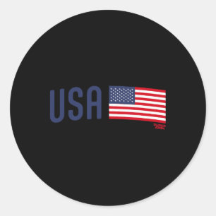 Sticker Rond Coupe du Monde des fans de football Usa 2026 _2