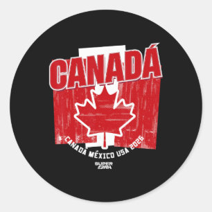 Sticker Rond Coupe du Monde des Supporters de Soccer Canada 202