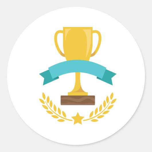 Sticker Rond Coupe du prix (Devant)