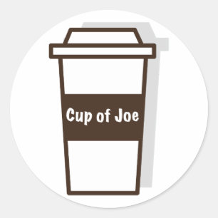Sticker Rond Coupe Joe
