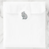 Sticker Rond Coupe Koala (Sac)