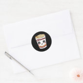 Sticker Rond Coupe Maruchan Ra Noodle Face (Enveloppe)
