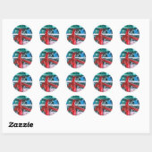 STICKER ROND COUPER DJ (Feuille)