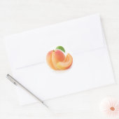 Sticker Rond Couper les abricots (Enveloppe)