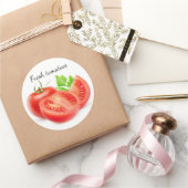 Sticker Rond Couper les tomates (Cadeaux)