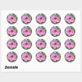 STICKER ROND COUPER - PUISSANCE DE LA ROSE (Feuille)