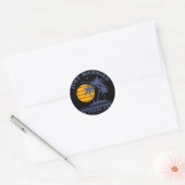 Sticker Rond Couples romantiques - 20e Mariage Anniversa (Enveloppe)
