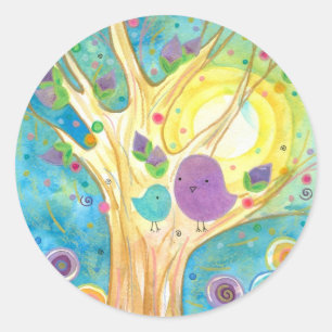 Sticker Rond Coupure de jour