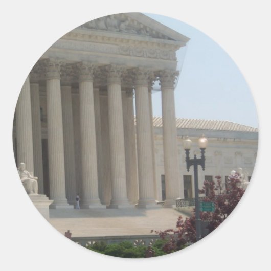 Sticker Rond Cour suprême des États-Unis (Devant)