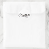 Sticker Rond Courage (Sac)