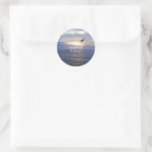 Sticker Rond Courage pour changer (Sac)