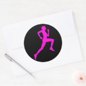 Sticker Rond Coureur (Enveloppe)