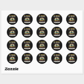 Sticker Rond Coureur Awesome 71 (Feuille)
