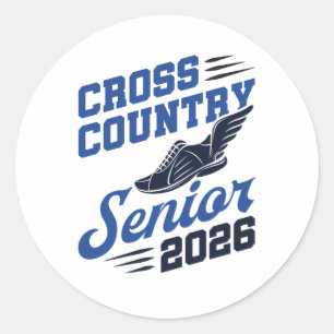 Sticker Rond Coureur X 2026 senior cross-country