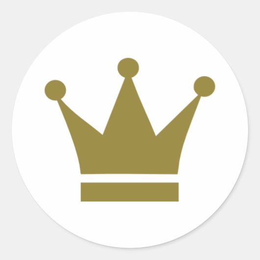 Sticker Rond Couronne (Devant)