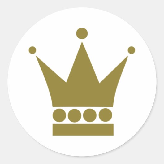 Sticker Rond Couronne (Devant)