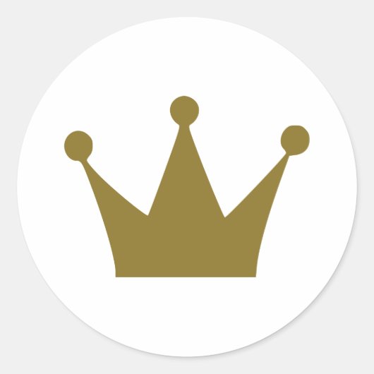 Sticker Rond Couronne (Devant)