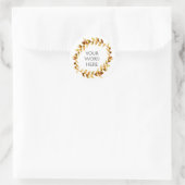 Sticker Rond Couronne botanique - Ceres - (Sac)