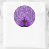 Sticker Rond Couronne Chakra (Sac)
