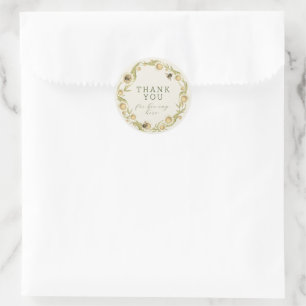Sticker Rond Couronne de fleurs sauvages Baby to Bee Daisy Merc