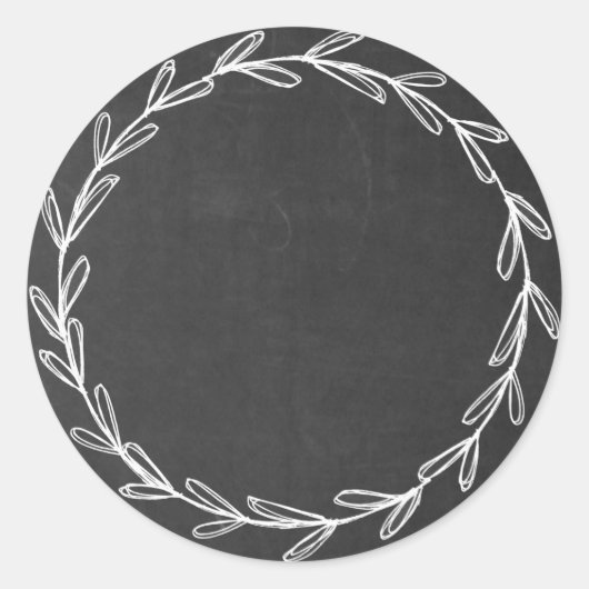 Sticker Rond Couronne dessinée à la main Jar/ Épice Vierge Tabl (Devant)