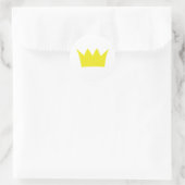 Sticker Rond Couronne d'or (Sac)
