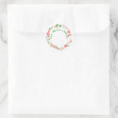 Sticker Rond Couronne jolie de la cuisine (Sac)