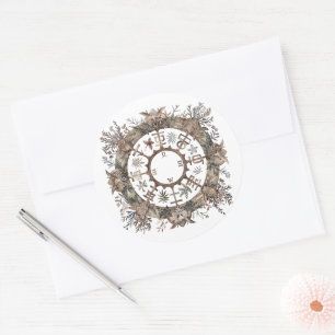 Sticker Rond Couronne nordique