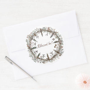 Sticker Rond Couronne nordique