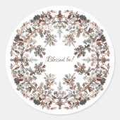 Sticker Rond Couronne nordique (Devant)